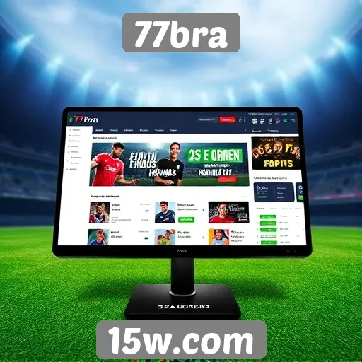 Interface amigável do 77bra melhora experiência do usuário